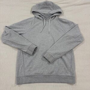 Lululemon City Sweat Pullover Hoodie Women’s Large Heathered Ultra Light Grey